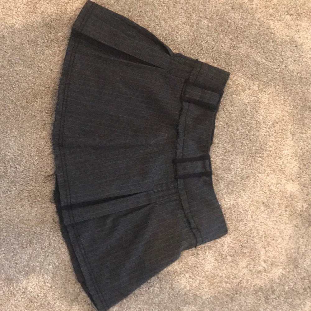 Grey mini skirt